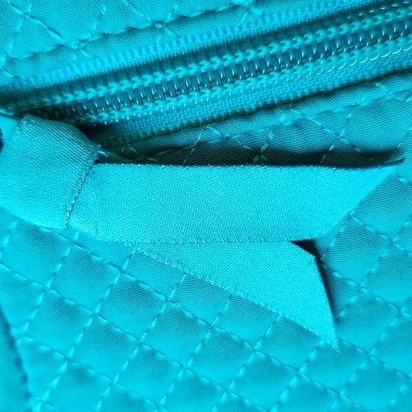 Vera Bradley Quilted Teal Wallet - Picture 16 of 16